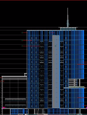 Bản vẽ cad Kiến trúc trung tâm thương mại CESTI Hồ Chí Minh