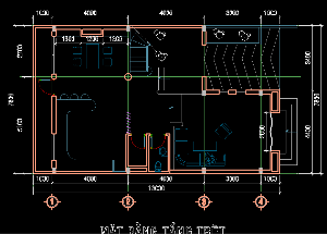 Bản Vẽ Cad Mặt Bằng Nhà Đẹp