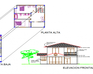 Bản vẽ cad mẫu biệt thự cấp 4 đẹp và sang trọng