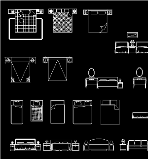 Bản vẽ autocad,giường ngủ,mô hình giường,bản vẽ giường ngủ