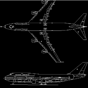 mô hình máy bay,bản vẽ máy bay,autocad máy bay