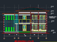 Bản vẽ cad nhà cảng vụ 8.1x15.9m