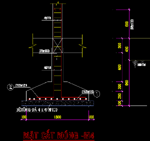 Bản vẽ Cad nhà cấp 4 đẹp kích thước 9.7x24m