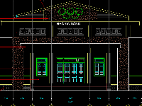 Bản vẽ CAD nhà đa năng 1 tầng 14x27.6m ( KT- KC-ĐIỆN- DỰ TOÁN)