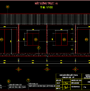 Bản vẽ cad Nhà lắp ghép Thủy điện Bá Thước