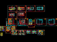 Bản vẽ Cad nhà phố 2 tầng kích thước 6x11m