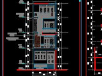 Bản vẽ CAD nhà phố 4 tầng 1 hầm 5x15m ( kiến trúc + kết cấu)