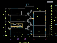 Bản vẽ CAD Nhà phố 4 tầng 4.2x16m Full: Kiến trúc, kết cấu, điện nước
