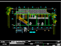 Nhà sàn 12x16,Nhà sàn,cad nhà sàn chữ L