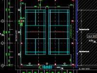 Bản vẽ CAD nhà thi đấu cầu lông