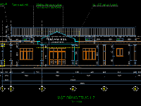 full bản vẽ nhà văn hóa,bản vẽ nhà văn hóa 12.2x25.8m,file cad nhà văn hóa thôn,file cad nhà văn hóa,File cad nhà văn hóa