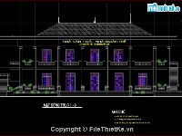 Bản vẽ cad Nhà văn hóa đẹp ( kiến trúc+ kết cấu)