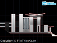 Bản vẽ cad nhà văn hóa, hội trường, quốc hội, Trụ sở ủy ban