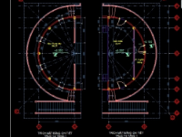 Bản vẽ cad nhà văn hóa xã (nhà Rông) ở tây nguyên đầy đủ kiến trúc, kết cấu