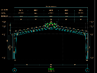 Bản vẽ cad nhà xưởng công nghiệp nhịp 25x45m không cầu trục.