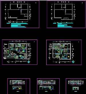 Bản vẽ cad nội thất bố trí tham khảo