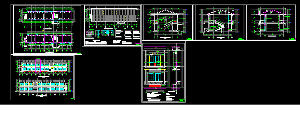 Bản vẽ cad Phòng học (trường nội trú) đầy đủ chức năng sử dụng mặt bằng, mặt cắt, mặt đứng