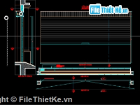 chi tiết cửa cuốn,bản vẽ cửa cuốn,mẫu cửa cuốn đẹp