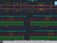 Bản vẽ CAD thiết kế chi tiết lan can trên cầu Tăng Long - TP Hồ Chí Minh