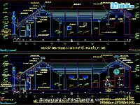 Bản vẽ cad thiết kế chi tiết tổng thể chùa Trấn Quốc 