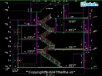 Nhà phố kích thước 4x16.7m,thiết kế nhà phố đẹp đầy đủ kiến trúc,kiến trúc nhà phố 4x16.7m