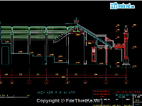 Bản vẽ cad thiết kế full kiến trúc công trình chùa bát tháp