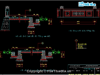 Bản vẽ cad thiết kế full kiến trúc công trình phủ Tây hồ