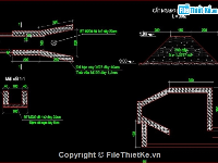 Bản vẽ cad thiết kế kênh mương