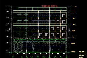 Bản Vẽ cad  Thiết Kế Khách sạn Tahami