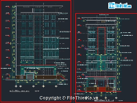 thiết kế khách sạn,Bản cad thiết kế,thiết kế nhà khách,bản vẽ khách sạn