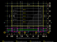 Bản vẽ CAD thiết kế kỹ thuật kiến trúc bể bơi 16x25m