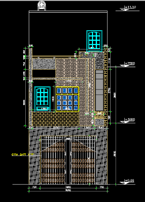 Bản vẽ cad thiết kế nhà đẹp ( mẫu 06)