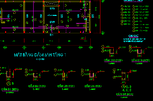 Bản vẽ cad thiết kế nhà phố kt 6x24m