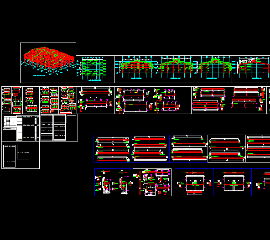 Bản vẽ cad  thiết kế nhà xưởng 2 tầng