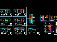 Bản vẽ CAD thiết kế thi công nhà phố 5.5 tầng 4.9x16.5m (full kiến trúc, kết cấu, điện nước)