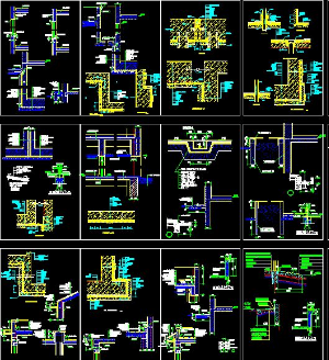 Bản vẽ cad thiết kế Xây dựng công trình chi tiết