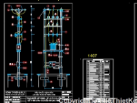 Bản vẽ cad tổng hợp các mẫu TBA hạ thế ngành điện lực