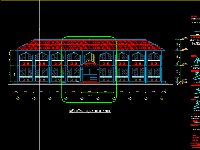 Bản vẽ CAD Trường Học THCS 2 tầng 8 phòng học 12x37.8m Full kiến trúc kết cấu