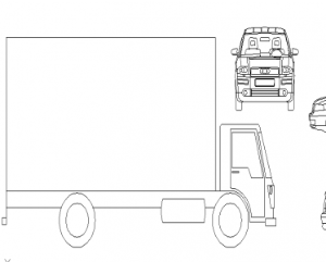 xe,cad khối,xe tải,cad xe