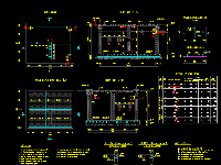 Bản vẽ cad_ Kết cấu hố ga ,bể tự hoại,bể nước