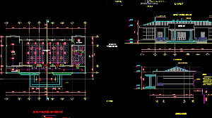 Bản vẽ cad_bản vẽ điện nhà văn hóa 10 x 21,6 m