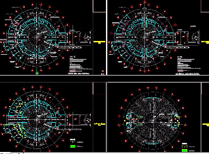 Bản vẽ cad_Công trình rạp xiếc trung ương