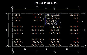 Bản vẽ cad_Mẫu đồ án móng và địa chất