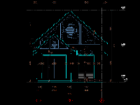 Bản vẽ cấp phép xây dựng nhà 1 tầng mái thái kích thước 8x8m