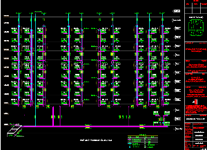 Bản vẽ cấp thoát nước nhà chung cư bằng Autocad