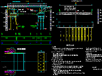 Bản vẽ cầu dầm bản 1 nhịp L= 18m khổ cầu 11m đầy đủ các hạng mục