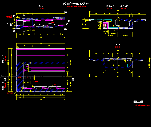 Bản vẽ cầu dầm hộp liên tục 9 nhịp 3xI33m (48m72m48m)