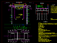 Bản vẽ cầu dầm T 1 nhịp 9m khổ cầu 6m đầy đủ các hạng mục