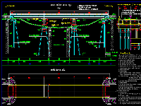 Bản vẽ cầu dầm T 3 nhịp 18m khổ cầu 7m đầy đủ các hạng mục