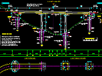 Bản vẽ cầu dầm T 3 nhịp 33m khổ cầu 7m đầy đủ các hạng mục